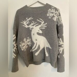 Telluride Gray Reindeer Sweater Women’s size XL